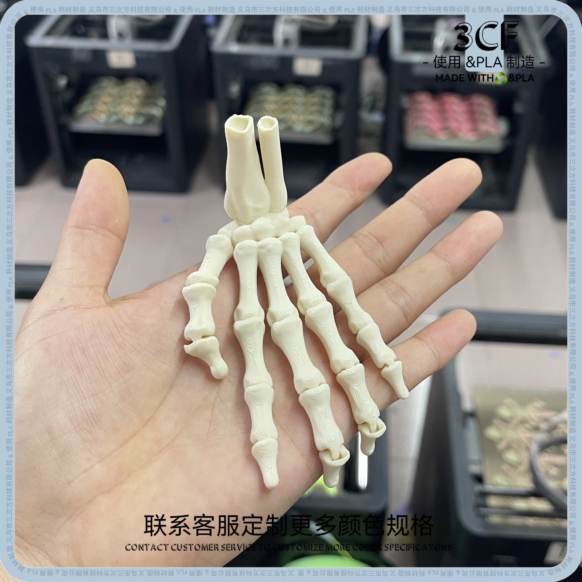 Wholesale 3D Printed Skeleton Hand Pendant  Series